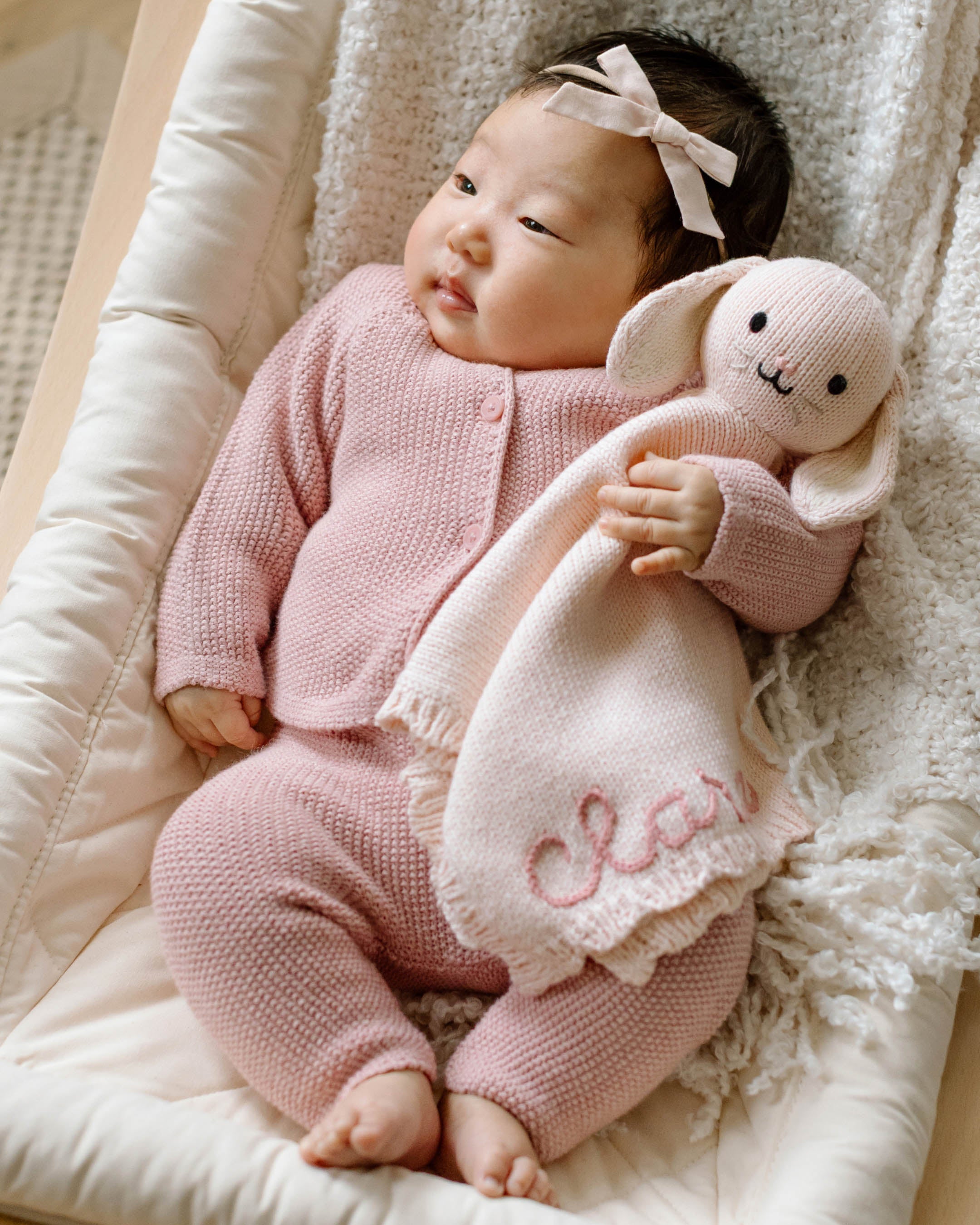 Baby bunny lovey