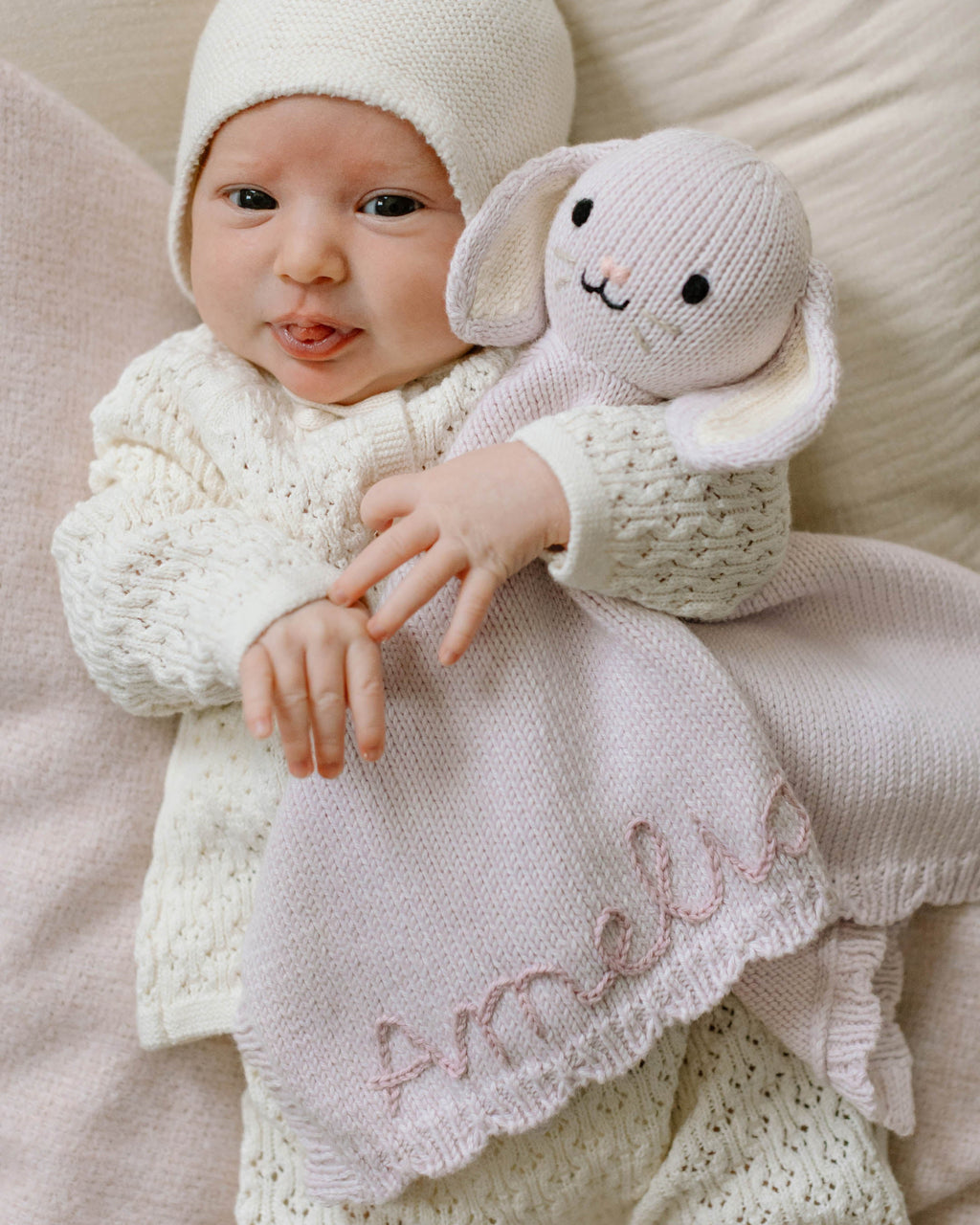 Baby bunny lovey